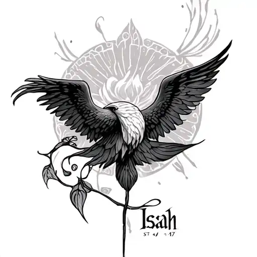 Isaiah 54 17 tattoo design idea