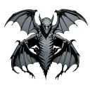 Mothman tattoo design idea