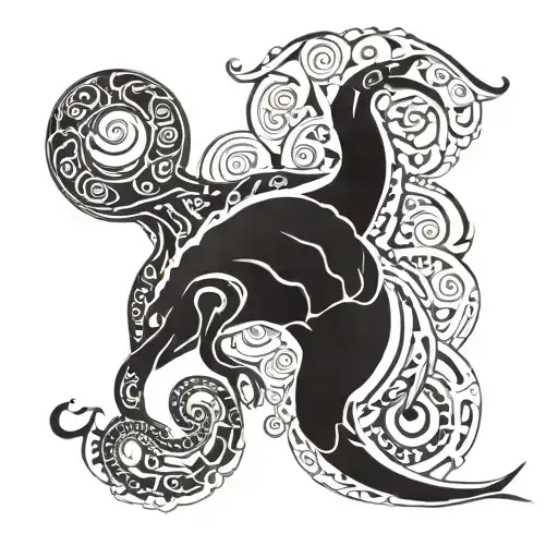 biomechanical chameleon tattoo design idea