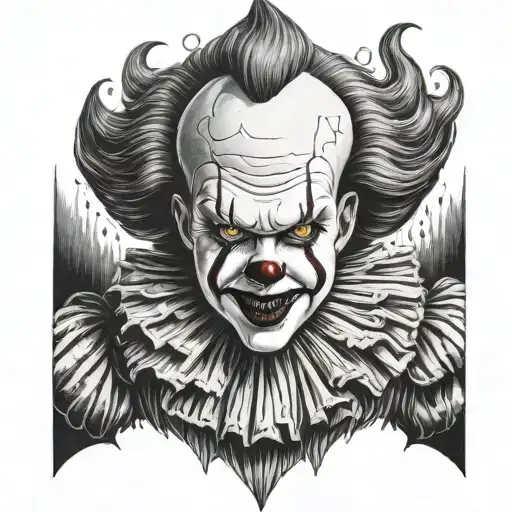 Pennywise tattoo design idea