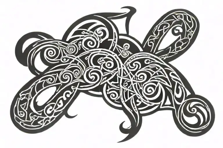 Viking Arm Ring tattoo design idea