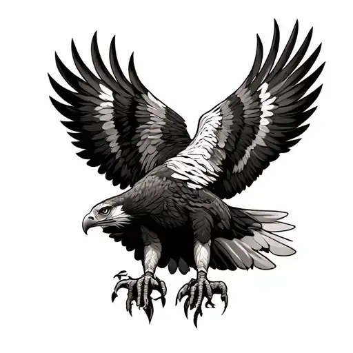 Wedge Tailed Eagle tattoo design idea