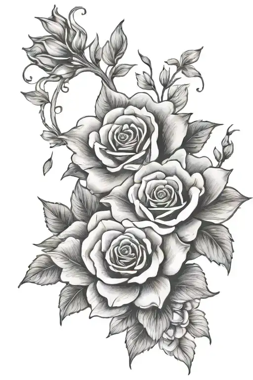 memorial for mom tribute tattoo design idea