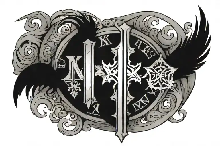 november 13 2005 roman numeral tattoo design idea