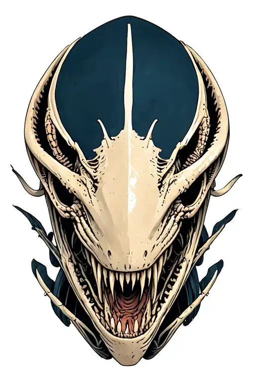 Xenomorph tattoo design idea