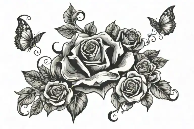 Eternal love tattoo design idea