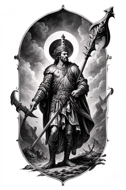 St Florian tattoo design idea