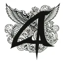 two numbers 15 and 21  tattoo design idea