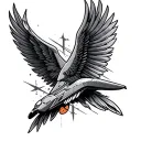 Jets and gym tattoo design idea