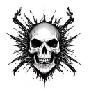 danger tattoo design idea