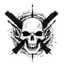 danger tattoo design idea