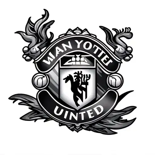 Man Utd tattoo design idea