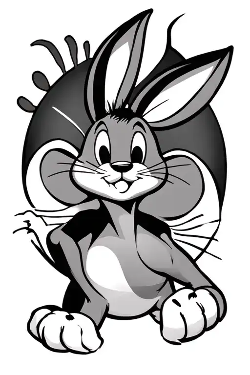 Looney Tunes tattoo design idea