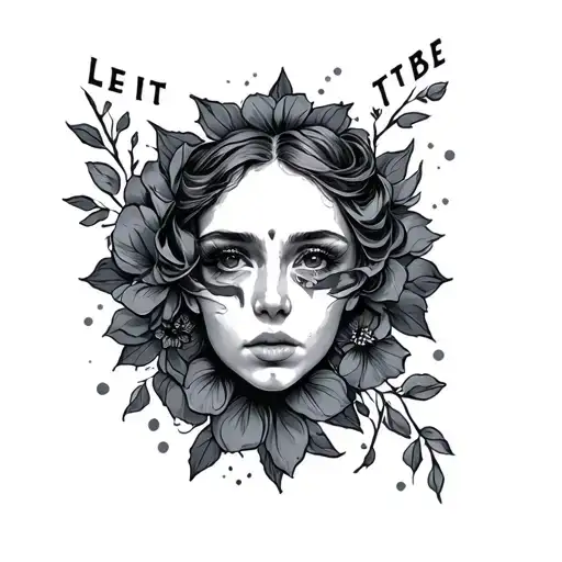 let it be tattoo design idea