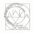 everything happens for reason BROKENHART  tattoo design idea