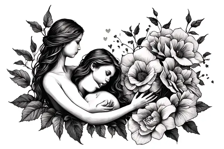 miscarriage remembrance tattoo design idea