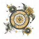 leo aries pisces libra constellation tattoo design idea