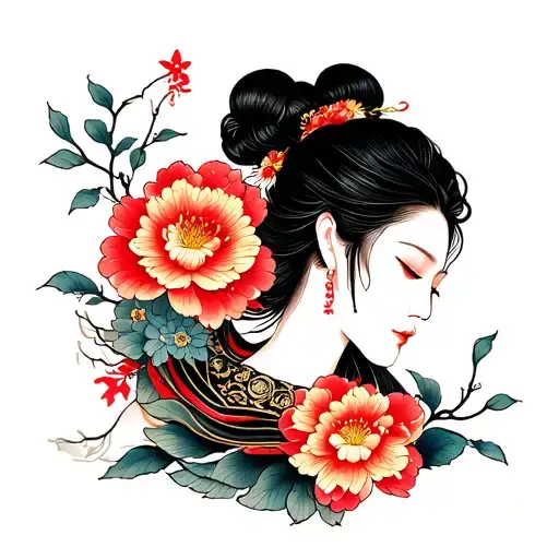 Renaissance tattoo design idea