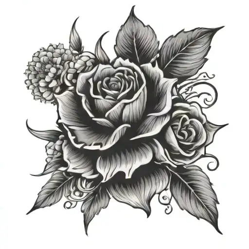 komorebi tattoo design idea