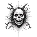  creepy parchment all around the tattoo tattoo design idea