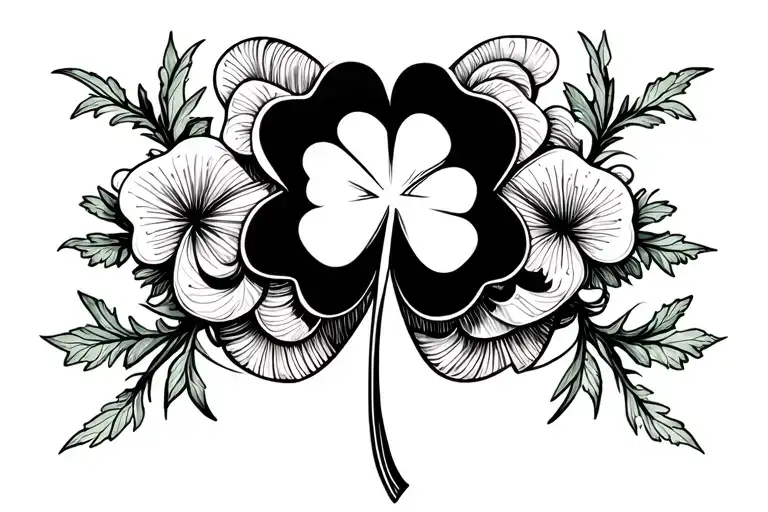 Shamrock tattoo design idea