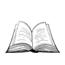 blank page from a book tattoo design idea