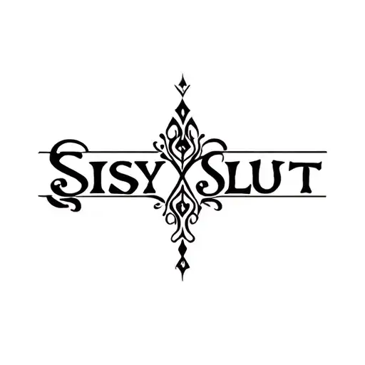 "Sissy Slut" "kawaii" "womb tattoo" "tribal" "slut" tattoo design idea