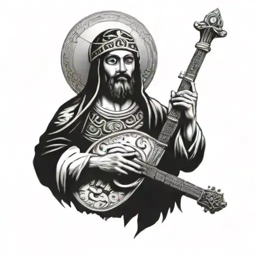 San Judas Tadeo Mexican tattoo design idea