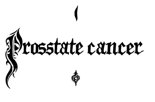 "Prostate cancer" tattoo design idea