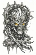 Warhammer 40k tattoo design idea