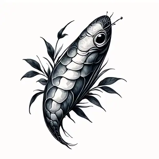 Cocoon tattoo design idea
