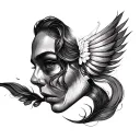 perspective vs perception tattoo design idea