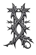 nordic runes tattoo design idea
