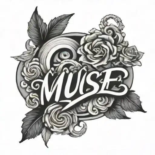Muse Word tattoo design idea