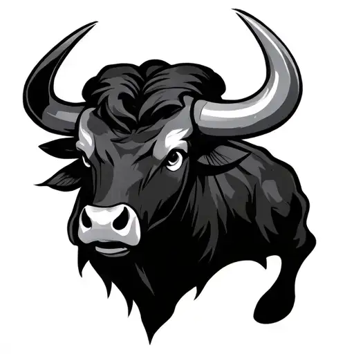 black bulls logo from the black clover anime inspired tattoo tattoo design idea
