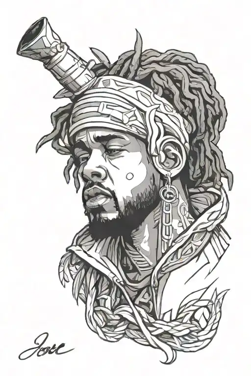 J Cole Love Yourz tattoo design idea
