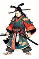 samurai warrior tattoo design idea