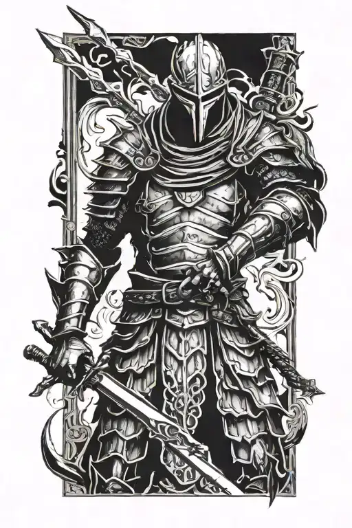 artorias dark souls tattoo design idea