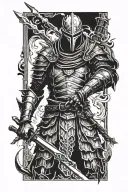 artorias dark souls tattoo design idea