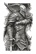 artorias dark souls tattoo design idea