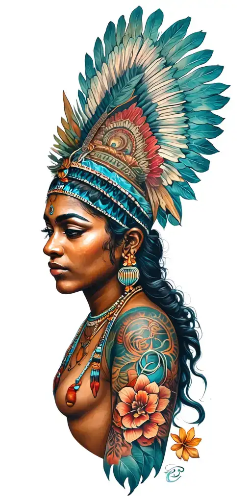 Santos Yemaya and Chango tattoo design idea