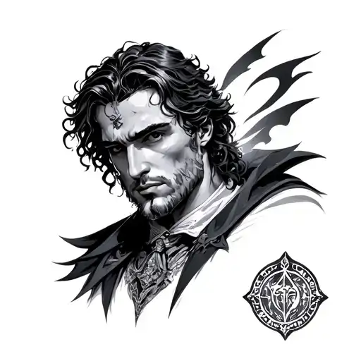 Constantine tattoo design idea