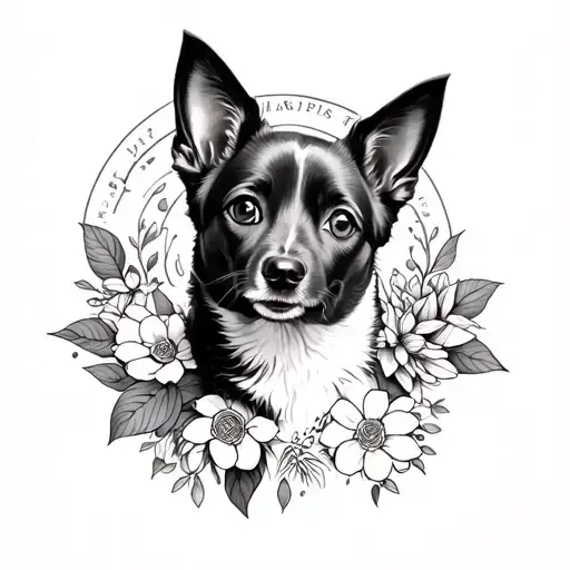 pet memorial tattoo tattoo design idea