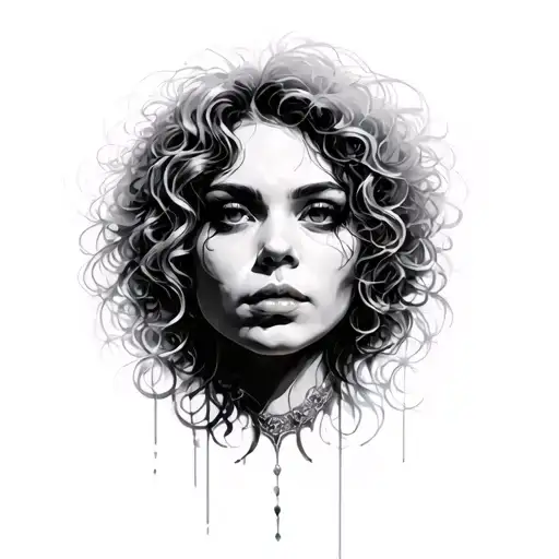 homogenic bjork tattoo design idea