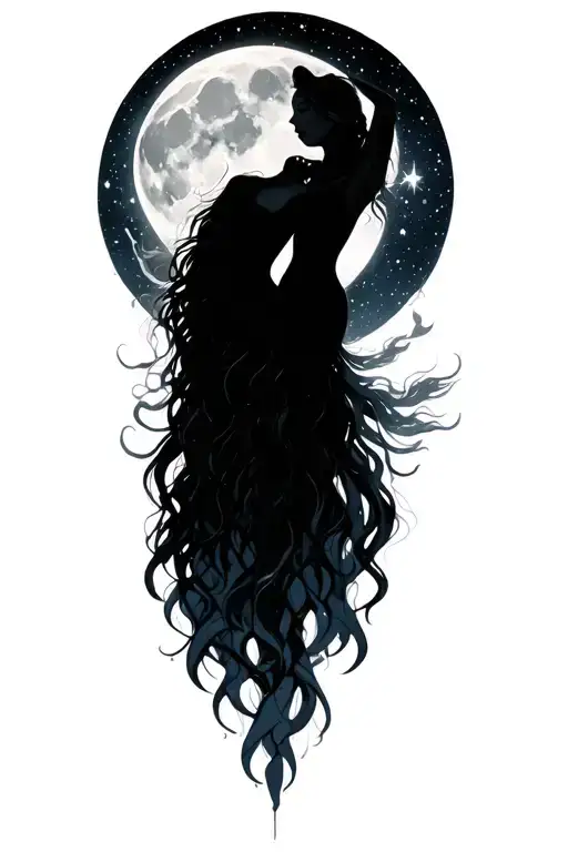 Sydney Sweeney with moon tattoo design idea