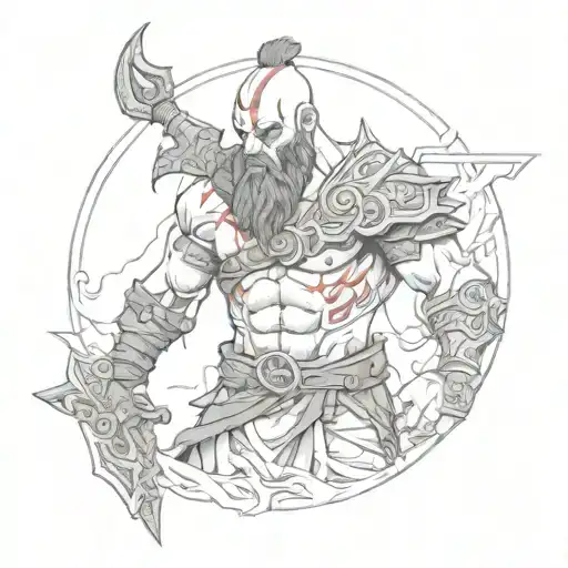 God Of War tattoo design idea