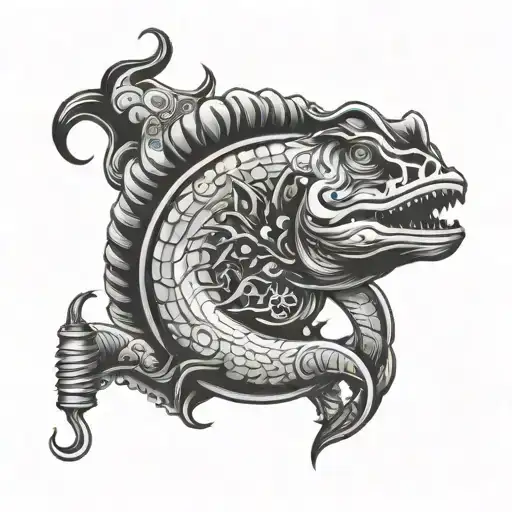 offset smoker tattoo design idea