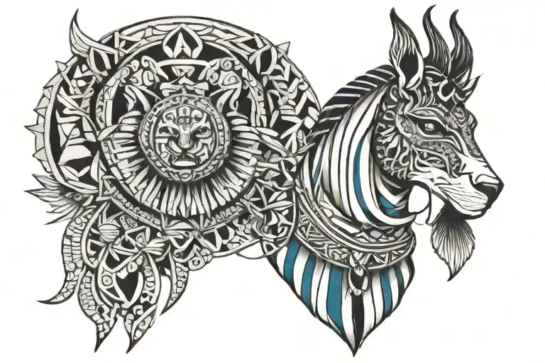 egyptian tattoo design idea