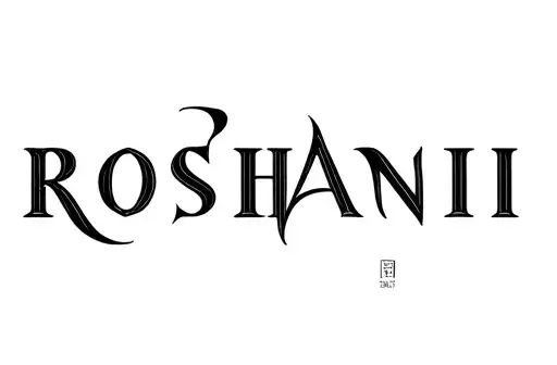 "Roshani" tattoo design idea