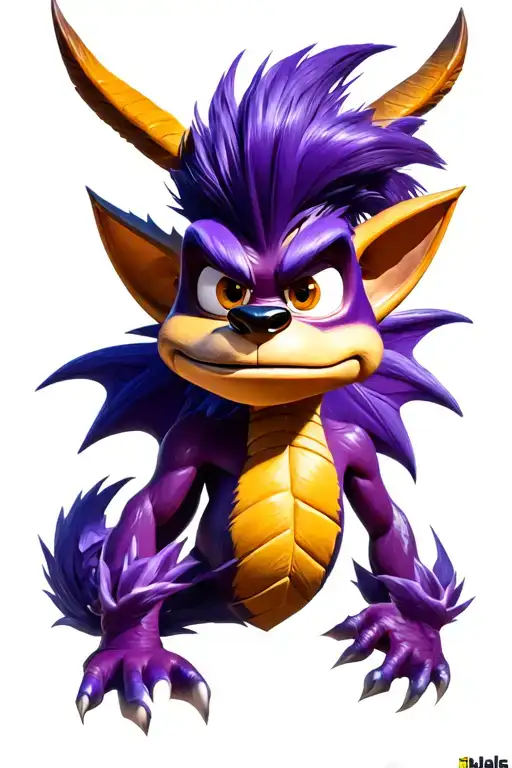 crash bandicoot and spyro tattoo design idea